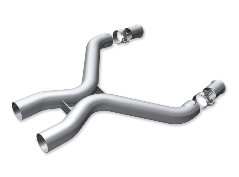 Borla 11-12 Ford Mustang GT/Shelby GT500 5.0L/5.4L 8cyl AT/MT 6speed RWD X Pipe for performance offroad upgrades.