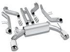 Borla 09-16 Nissan 370z Catback Exhaust parts layout.