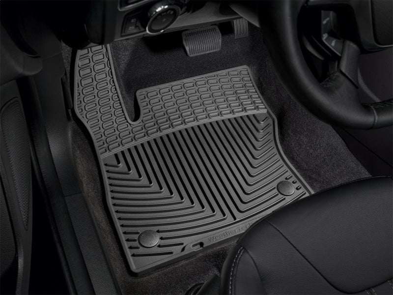 WeatherTech 12+ Ford Focus Front Rubber Mats - Black in vehicle