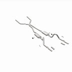 MagnaFlow SYS C/B 67-70 Mustang 2.50inch w/Tru-X exhaust system components