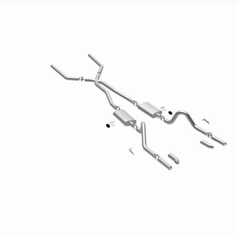 MagnaFlow SYS C/B 67-70 Mustang 2.50inch w/Tru-X exhaust system components