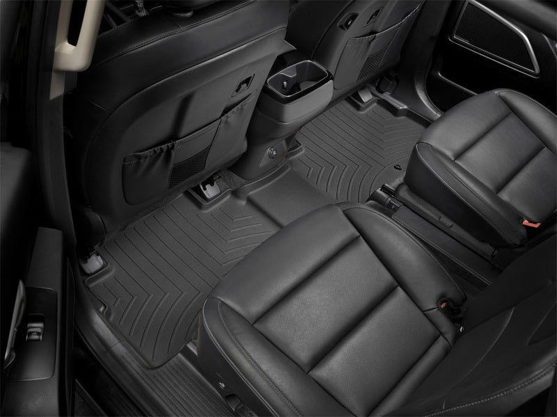 WeatherTech 2020+ Kia Telluride Rear FloorLiners - Black interior protection