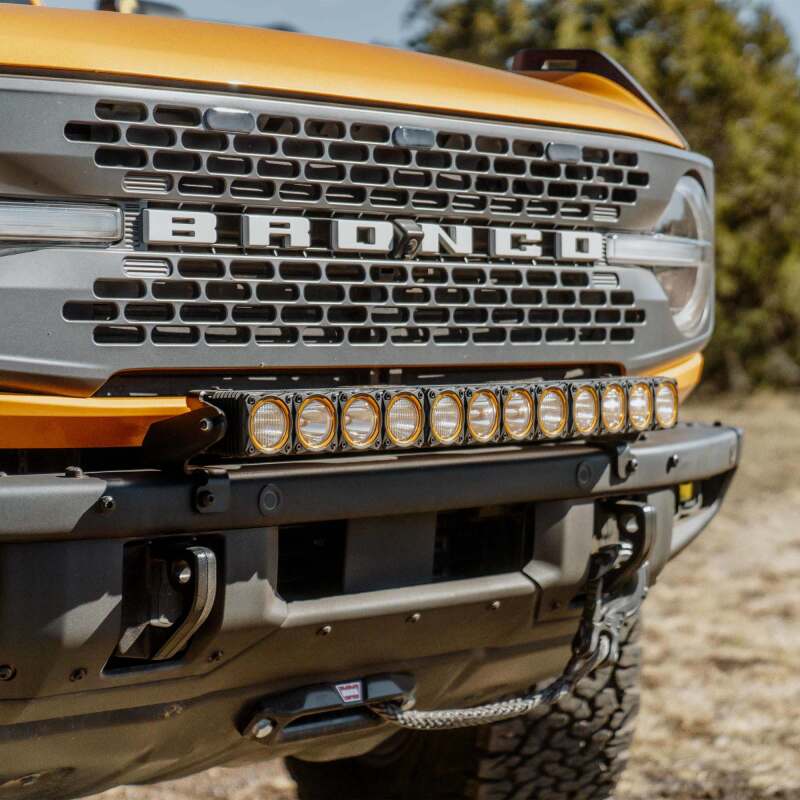 KC HiLiTES 21-24 Ford Bronco Front Bumper Light Bar Mount (For 30in FLEX ERA LED Light Bar) Secondary image
