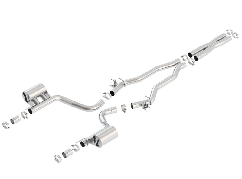 Borla 15-16 Dodge Challenger Hellcat 6.2L V8 ATAK w/ Valve Simulator CB Exhaust Factory Valance Secondary image