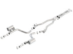 Borla 15-16 Dodge Challenger Hellcat 6.2L V8 ATAK w/ Valve Simulator CB Exhaust Factory Valance parts and assembly layout.
