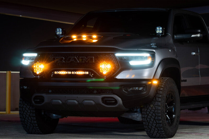 Baja Designs 21+ Dodge Ram TRX LP9 Series Bumper Kit installed