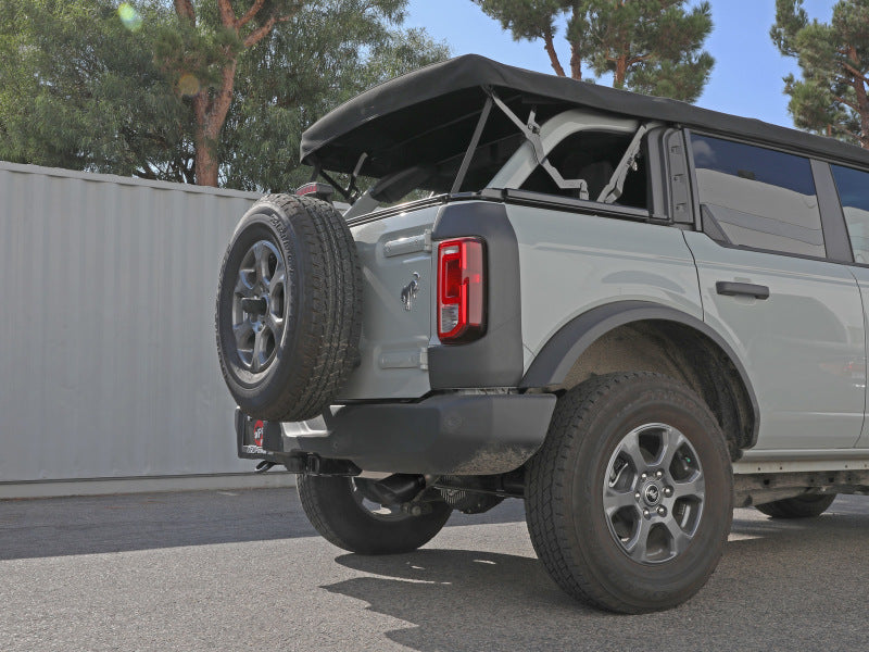 aFe Apollo GT 3in 409 SS Cat-Back Exhaust 2021 Ford Bronco L4-2.3L (t)/V6-2.7L (tt) w/ Black Tip Secondary image