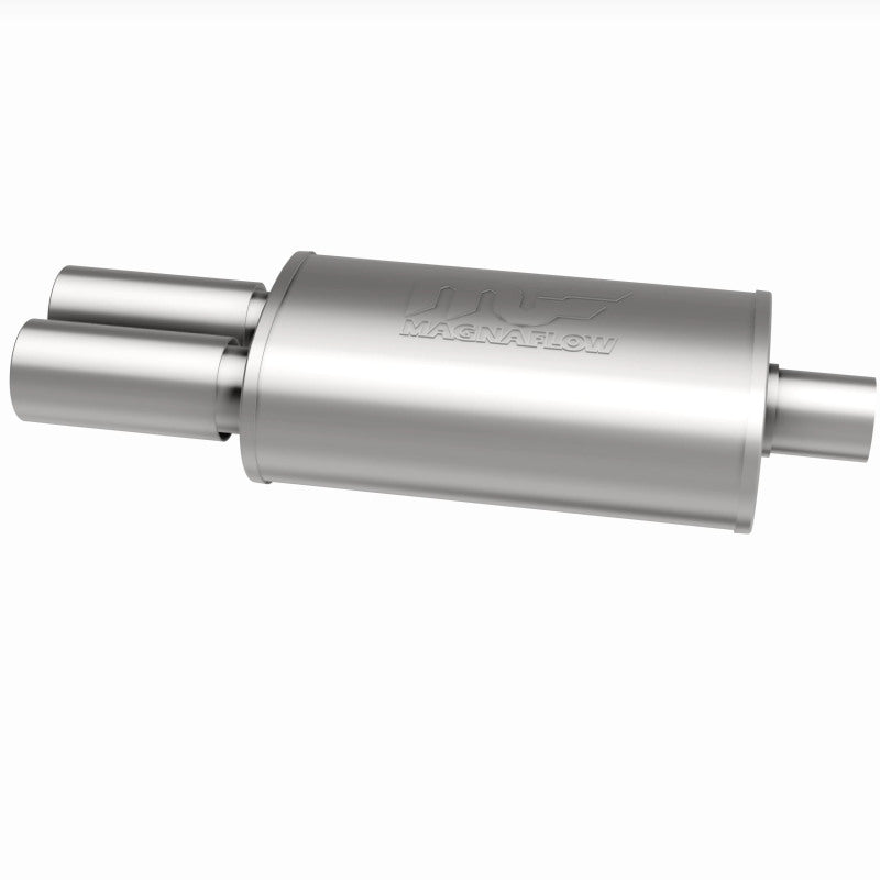 MagnaFlow Muffler W/Tip Mag SS 14X5X8 2.25/3 for offroad parts