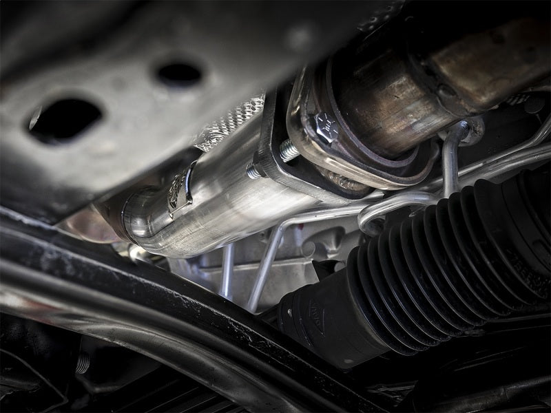 aFe Twisted Steel 2in Stainless Steel Loop Delete Down-Pipe 2018+ Jeep Wrangler (JL) V6 3.6L Secondary image