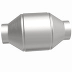 MagnaFlow Conv Univ 2.5in Inlet/Outlet Center/Center Round 3in Body L x 5in W x 8.75in Overall L silver catalytic converter