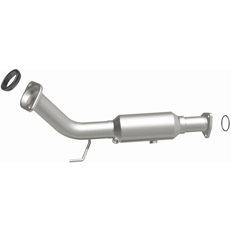 MagnaFlow Conv DF 02-05 Honda Civic Si 2.0L catalytic converter for offroad performance upgrades.