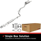 MagnaFlow BRE Exhaust Kit 12-17 Nissan Versa 1.6L with components.