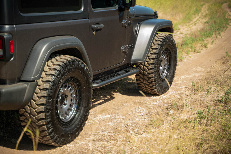 DV8 Offroad 2018+ Jeep Wrangler JL 2-Door Bolt-On OE Plus Side Steps Secondary image
