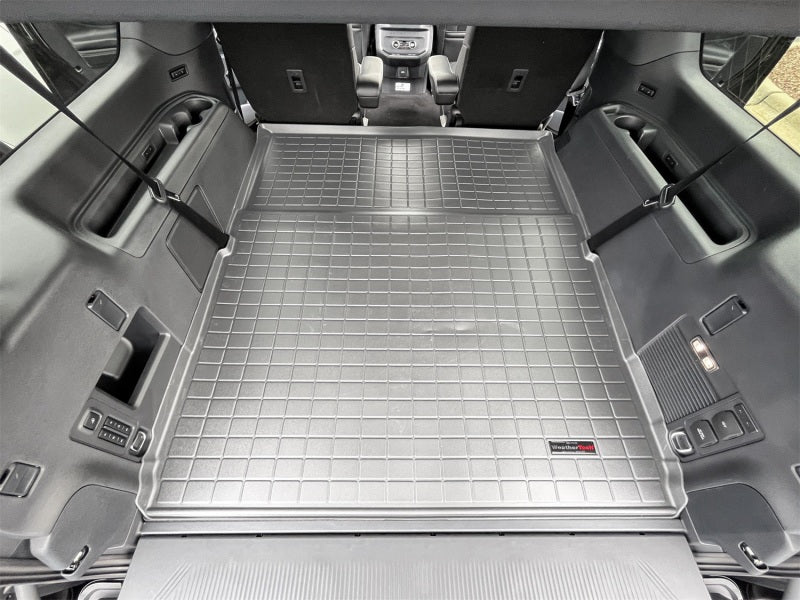 WeatherTech 25-26 Ford Expedition Max Trunk Cargo Liners - Grey Secondary image