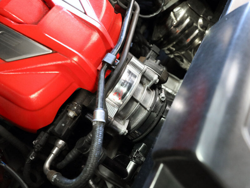 aFe 2020 Vette C8 Silver Bullet Aluminum Throttle Body Spacer Works w/ Factory Intake Only - Silver Secondary image