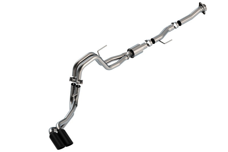 Borla F-150 2021 5.0L 2dr RC SB (122.8 WB) XL/XLT 3/2.25 DSE Cat-Back ATAK Black Chrome Tips exhaust system