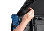 BAK 14-18 Chevy Silverado 1500 / 15-20 Silverado 2500/3500 5ft 8in Bed BAKFlip MX4 Matte Finish installation detail