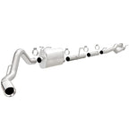 MagnaFlow Sys C/B 11-15 Ford Super Duty F250 6.2L EC CC, SS 3.5in Single Rear Pass Side Ext 5in Tip exhaust system parts