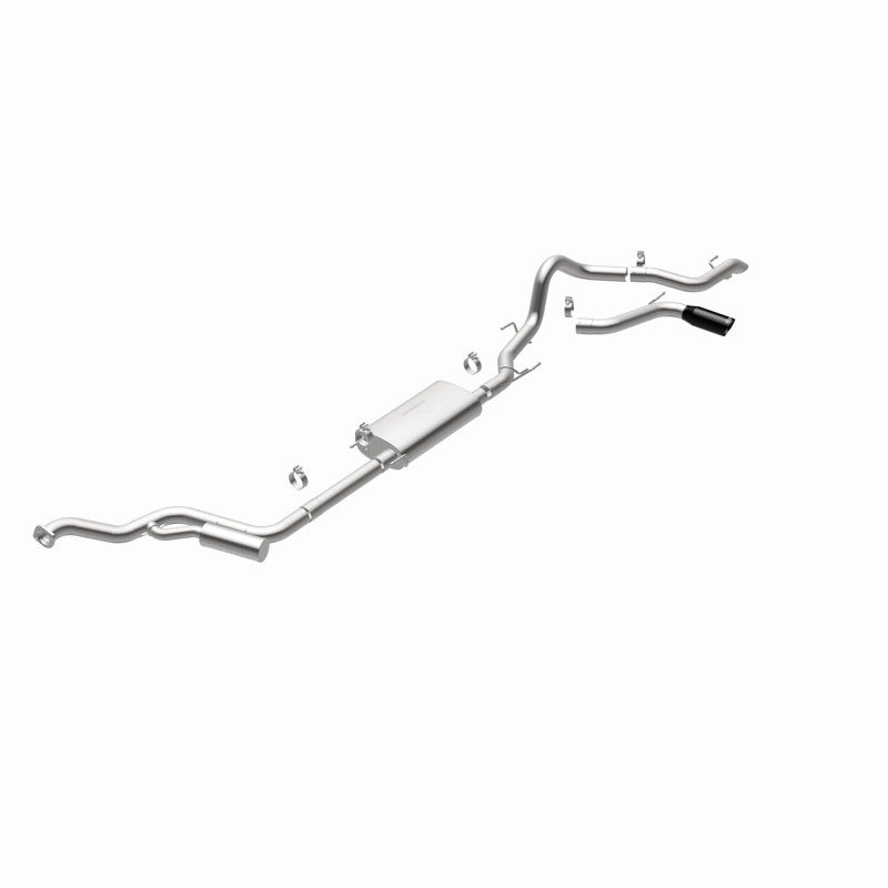 Magnaflow 2024 Toyota Tacoma Overland Series Cat-back Exhaust System for off road performance upgrades and exterior accessories.