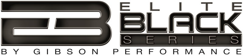 Gibson 16-22 Toyota Tacoma 3.5L 2.5in Cat-Back Single Exhaust System Stainless - Black Elite logo