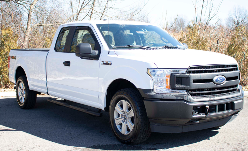Fishbone Offroad 09-14 Ford F150 Super Crew Cab Oval Side Steps - Black Textured Secondary image
