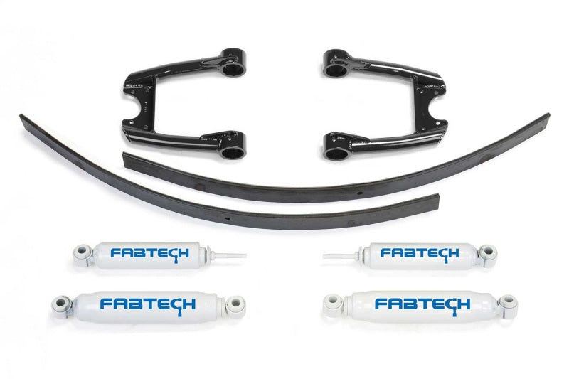 Fabtech 84-95 Toyota Pickup 2WD 5 Lug 3.5in Upper Control Arm Kit and components Main image