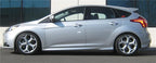 Eibach Sportline Kit for 2013 Ford Focus ST 2.0L 4cyl Turbo (2013 ONLY) installed on silver Ford Focus