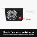 Air Lift 160 PSI Air Shock Controller gauge panel for trucks