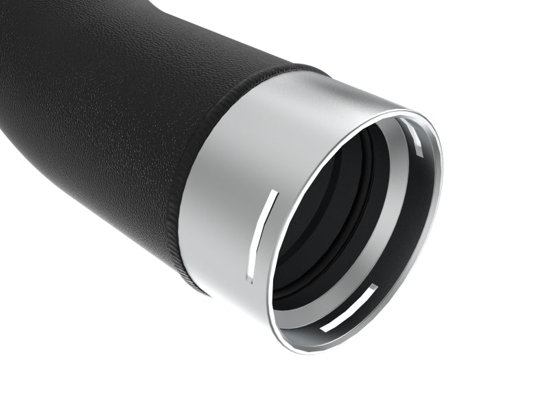 aFe RAM 1500 20-22 V6-3.0L (td) BladeRunner 2-1/2 in & 3in Aluminum Hot & Cold Charge Pipe Kit Black Secondary image