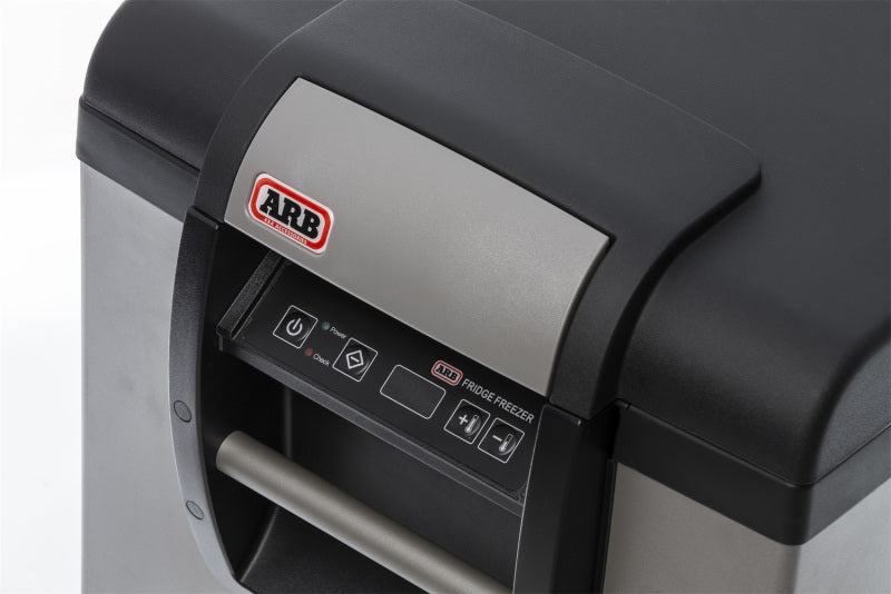 ARB Fridge 50 Quart Classic Series Plug B Usa Spec control panel and design for offroad adventures.