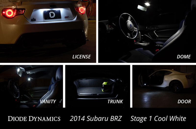 Diode Dynamics Subaru BRZ Interior Kit Stage 2 - Cool - White Secondary image