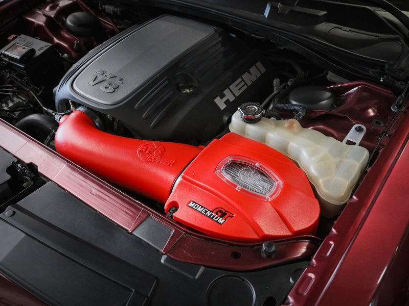 aFe Momentum GT Pro Dry S Stage-2 Intake System 11-15 Dodge Challenger / Charger R/T 5.7L HEMI - Red Secondary image