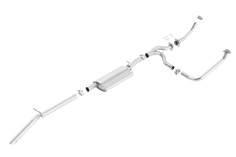 Borla 12-15 Jeep Wrangler 3.6L V6 Auto/Manual Trans Turndown Tip Dual Left Rear Exit Exhaust Secondary image