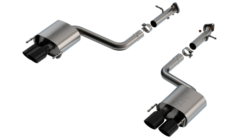 Borla 15-24 Lexus RC F Axle-Back Exhaust System S-Type - Black Chrome parts