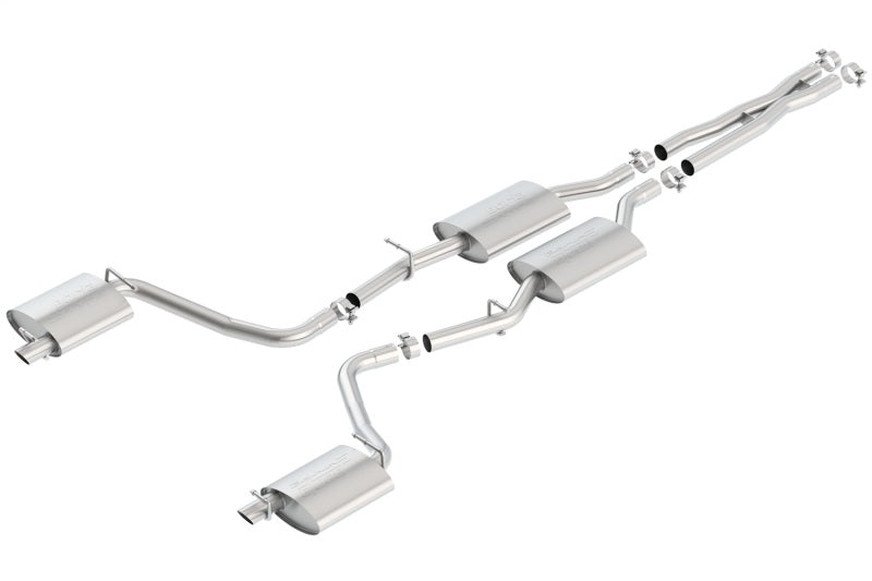 Borla 2015 Dodge Challenger 3.6L V6 S-TYPE Catback Exhaust No Tips Factory Valance Secondary image