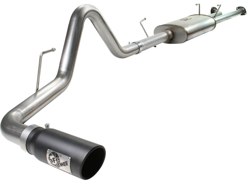 aFe MACHForce XP Exhaust Cat-Back SS-409 07-09 Toyota Tundra V8-5.7L w/ Black Tip Secondary image