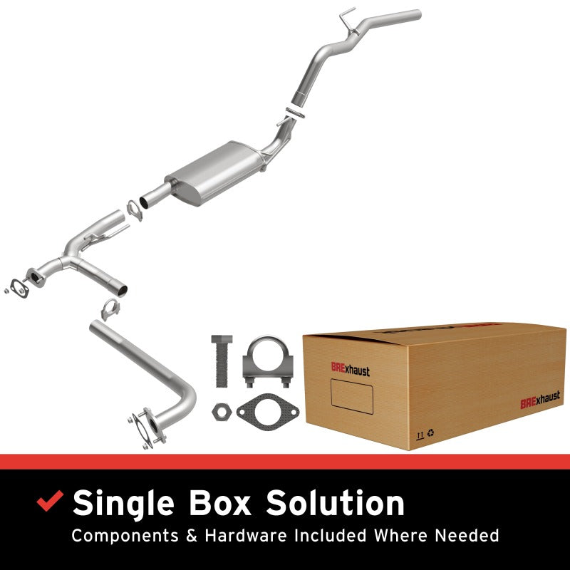 MagnaFlow BRE Exhaust Kit 05-15 Nissan Xterra with included hardware and components Main image