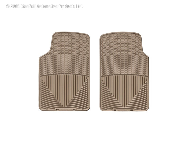 WeatherTech 98 Chevrolet Tracker Front Rubber Mats - Tan Main image