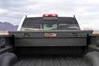 Deezee Universal Tool Box - Red Crossover - Single Lid Black BT Pull Handle (Low/Txt Blk) on truck bed