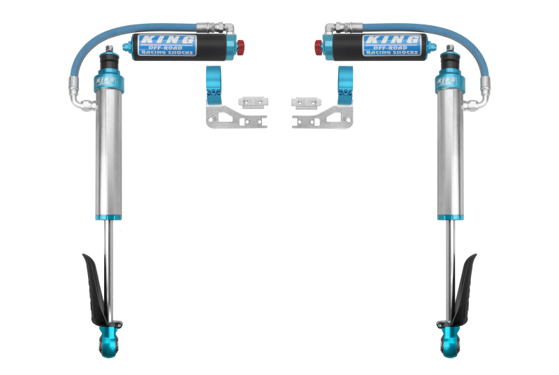 King Shocks 2023+ Toyota Sequoia 2.5 Dia Rear Coilover w/Remote Reservoir/w Adjuster (Pair) for off road parts.