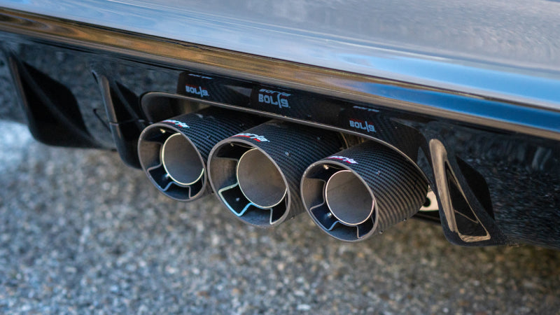 Borla 2023 Honda Civic Type R MT ATAK Catback Exhaust w/ 4in Black Anodized Carbon Fiber Tips Secondary image