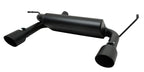 Gibson 07-17 Jeep Wrangler JK Rubicon 3.8L 2.5in Cat-Back Dual Split Exhaust - Black Elite (Ceramic) for offroad trucks