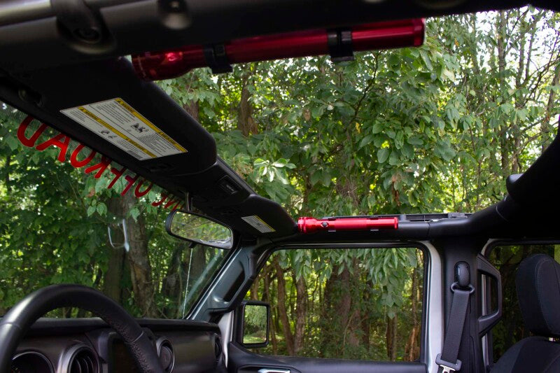 Fishbone Offroad 2018+ Jeep Wrangler JL Roll Bar Flashlight Mount Front Secondary image