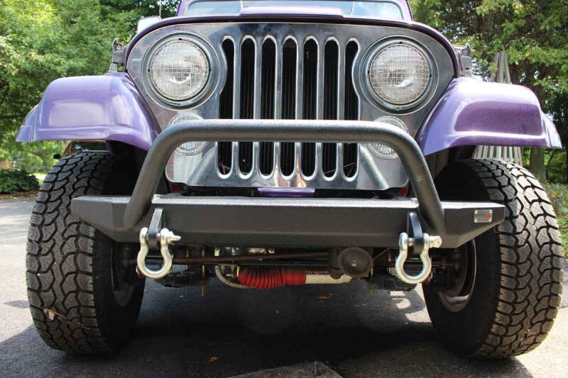 Fishbone Offroad 87-95 Jeep YJ YJ Wrangler Piranha Front Bumper w Tube Guard Secondary image