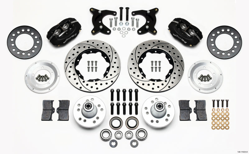Wilwood Forged Dynalite Front Kit 11.00in Drilled 65-72 CDP A Body - 10in Drum Secondary image