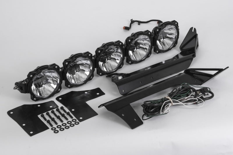 KC HiLiTES Universal 32in. Pro6 Gravity LED 5-Light 100w Combo Beam Light Bar (No Mount) with installation hardware
