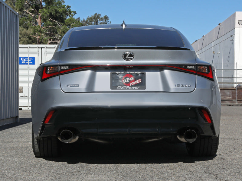 aFe Lexus IS350 14-22 V6-3.5L Takeda Axle-Back Exhaust System- Polished Tip Secondary image