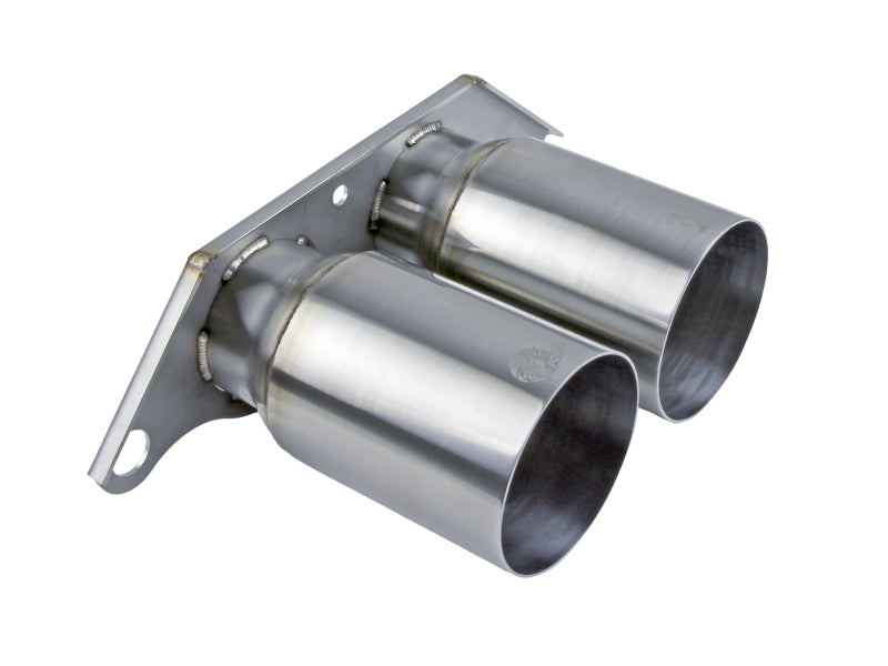 aFe Power Mach Force Xp 4in 304 SS Bolt-On Exhaust Tips Brushed 14-19 Porsche 911 GT3 3.8L/4.0L Secondary image