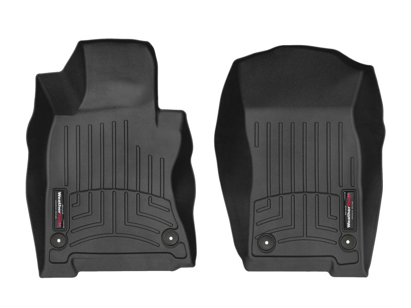 WeatherTech 2018+ Infinity Q50 Front FloorLiner - Black (Will Fit Hybrid Models) for superior interior protection. Main image