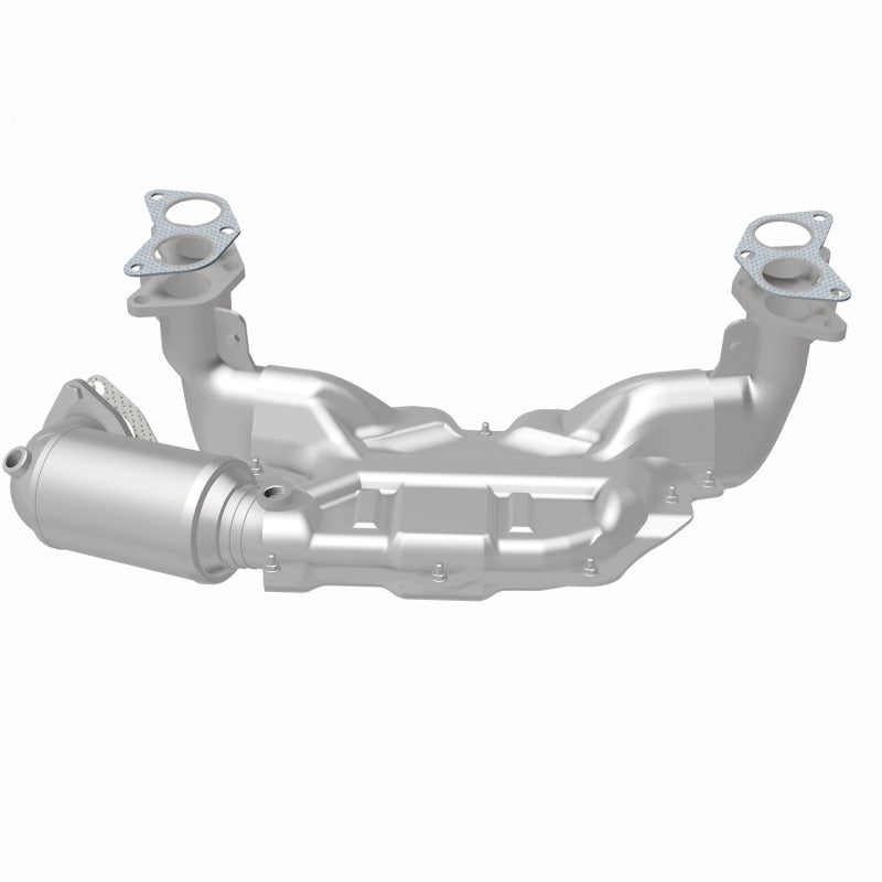 MagnaFlow Conv Direct Fit OEM 16-17 Subaru Impreza/Forester Underbody catalytic converter for offroad performance upgrades.